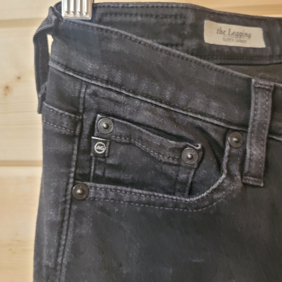 AG Adriano Goldschmied, The Legging Super Skinny, Washed Black, Size 26R - Picture 5 of 8